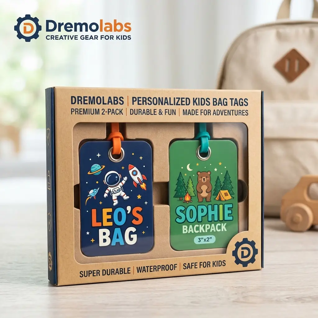 Cartoon Photo Tags (Pack of 2)