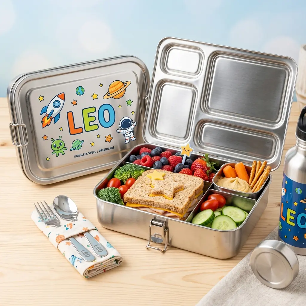 Steel Box with Engraved Photo